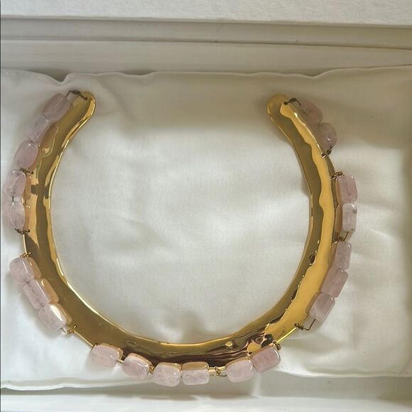 JIL SANDER embellished cuff necklace, New with dust bag and box - Picture 1 of 11